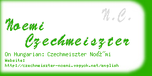 noemi czechmeiszter business card